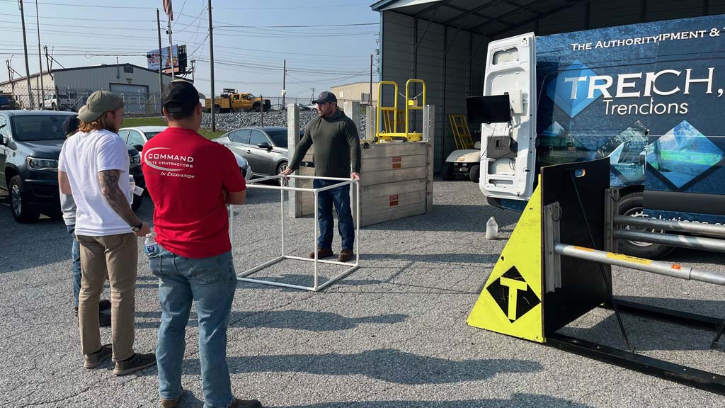 Trench Safety Demo Van - Command Site 1