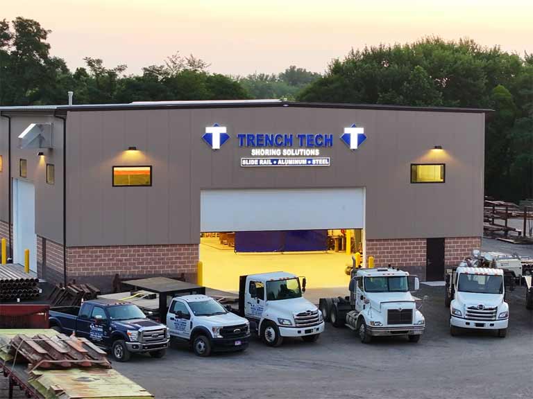 TrenchTech's 7,000 sqft Fabrication & Repair Shop